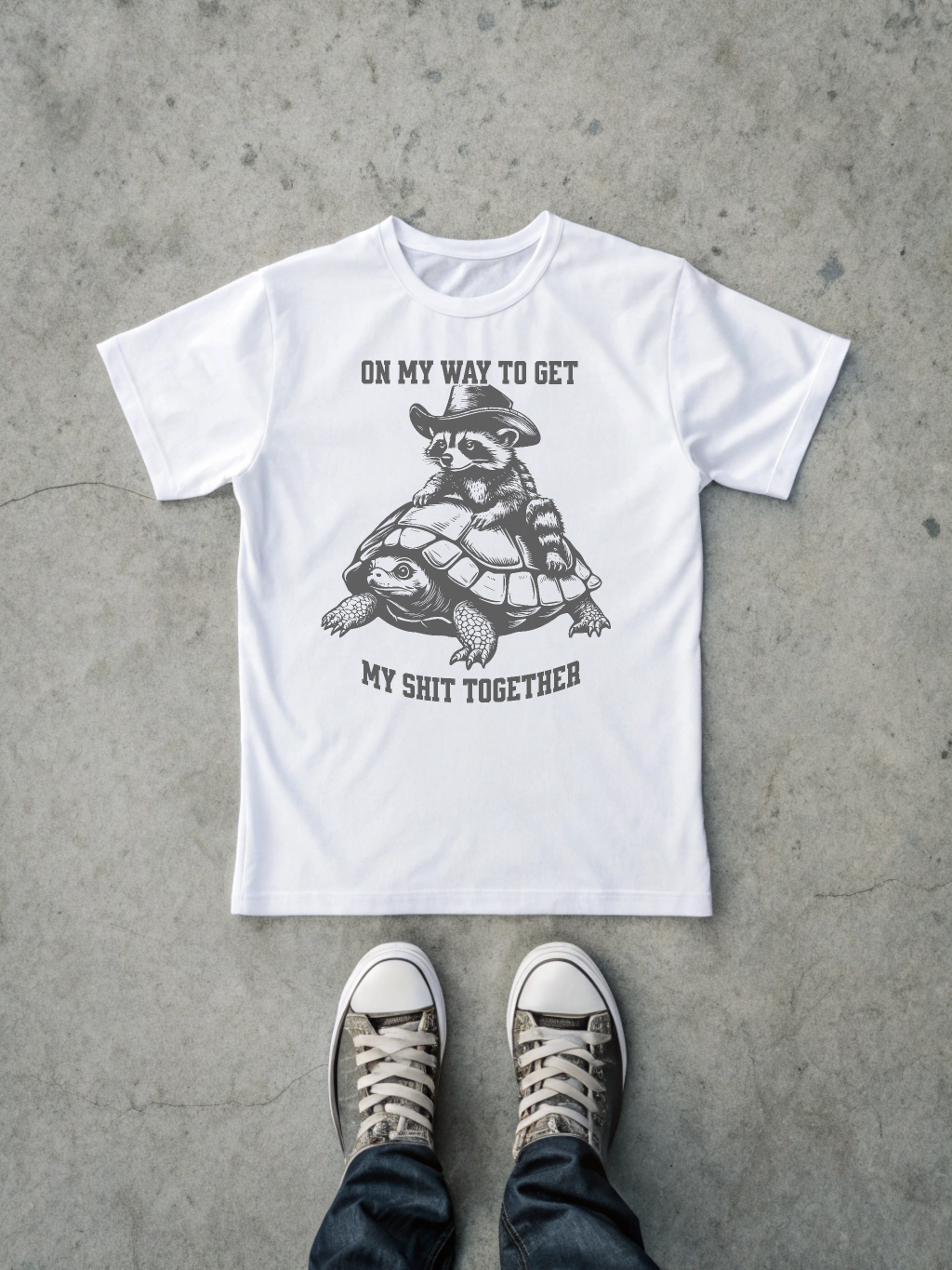 "On My Way To Get My Shit Together" Unisex T-Shirt